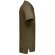 Polo Adam de algodón piqué cardado con cuello canalé Verde militar detalle 28