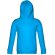 Sudadera Phoenix Kids con capucha para niños, algodón y poliéster Azul aqua detalle 10