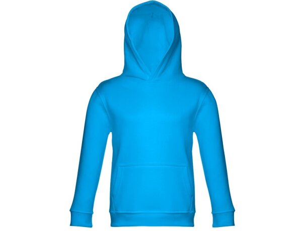 Sudadera Phoenix Kids con capucha para niños, algodón y poliéster Azul aqua detalle 10