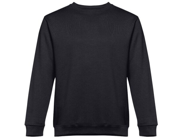 Sudadera unisex THC Delta II interior cardado gramaje 300 g/m² Negro detalle 3