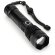 Linterna recargable Yvian en aluminio reciclado 100% Negro detalle 3