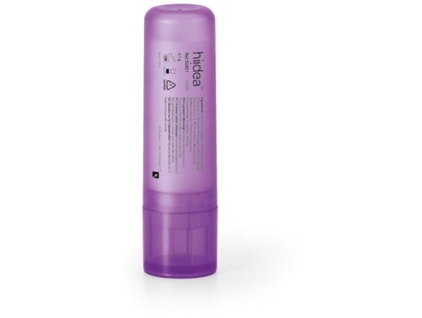 Protector labial en barra de colores morado