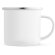 Taza vintage esmaltada blanca acero inoxidable 350ml Hi!dea Gotze SUB Blanco detalle 3