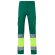 Pantalón elástico multibolsillos bicolor VL Zeus Verde/Amarillo