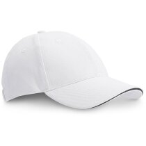 Gorra con logotipo algodón cepillado y con hebilla de metal