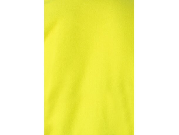 Chaqueta polar bicolor Eros con bandas reflectantes EN20471 Burdeos/Amarillo detalle 5