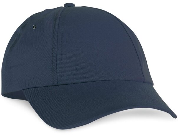Gorra personalizada de poliéster Hi!dea Miuccia Azul detalle 2