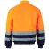 Chaqueta de sarga bicolor Neptune Large con alta visibilidad Azul marino/Naranja detalle 2