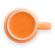 Taza Comander de ceramica para café de 370 ml Naranja detalle 9