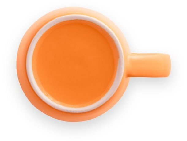 Taza Comander de ceramica para café de 370 ml Naranja detalle 9