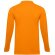 Polo Bern de manga larga en algodón 210 g/m² para hombre Naranja detalle 8