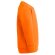 Sudadera niño Delta Kids algodón reciclado 300 g/m² Naranja detalle 10