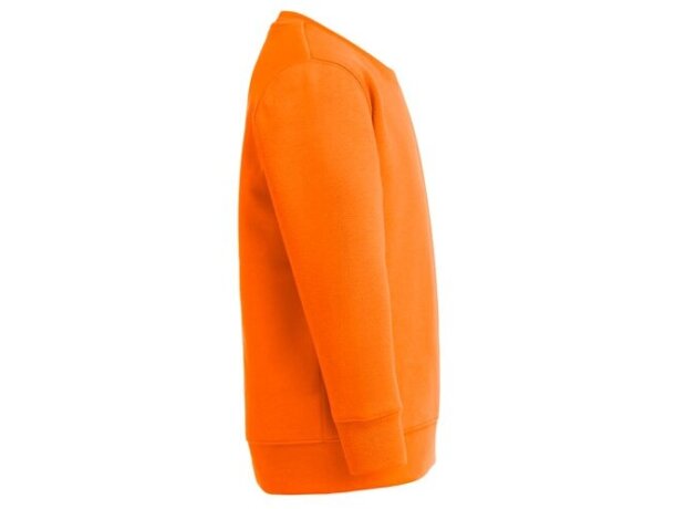Sudadera niño Delta Kids algodón reciclado 300 g/m² Naranja detalle 10