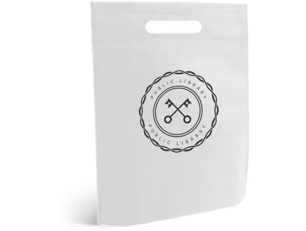 Bolsa non woven colores a elegir blanco con logo