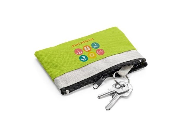 Llavero Miller monedero combinado personalizado verde claro