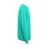 Sudadera unisex Colombo de algodón y poliéster, 240 g/m² Verde turquesa detalle 9