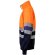 Sudadera alta visibilidad Thor Large bicolor polar reflectante Azul marino/Naranja detalle 3