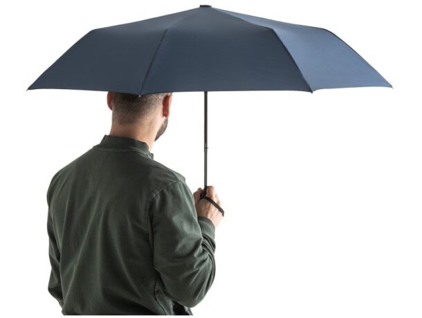 paraguas Cimone plegable rPET azul