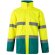 Parka bicolor themis large alta visibilidad reflectante Verde/Amarillo