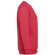 Sudadera Delta unisex de algodón y poliéster con interior cardado Rojo detalle 44