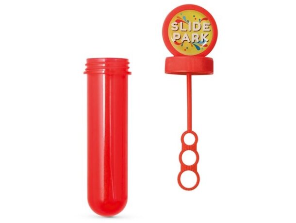 Bolas Bubbly de jabón en envase de PP rojo