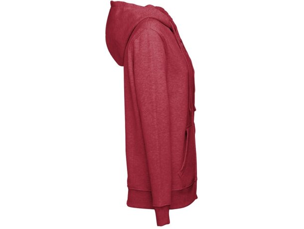 Sudadera con capucha thc amsterdam women ii para mujer Rojo matizado detalle 3