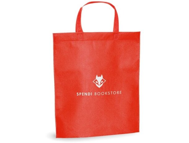Bolsa non woven 105 gr / m2 rojo economica