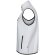 Chaleco soft shell Varuna con forro polar y cremallera invertida Blanco detalle 10