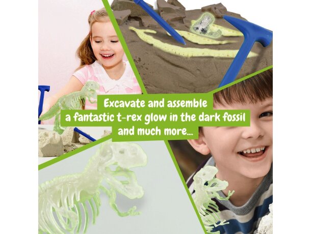 Kit de excavación fossil excavation kit i para niños Multicolor detalle 7