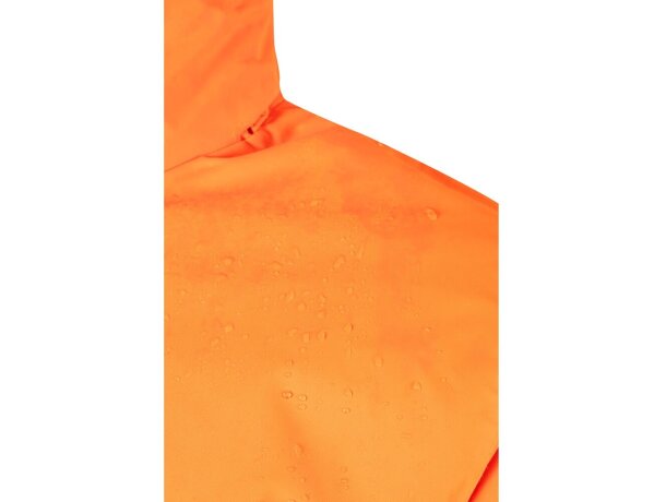 Parka bicolor themis large alta visibilidad reflectante Azul marino/Naranja detalle 6