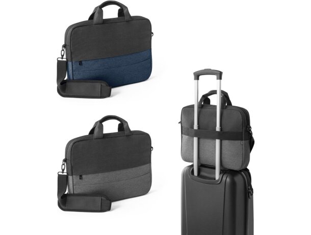 Bolso Genoa para portátil 15 pulgadas en poliéster reciclado 600D detalle 1
