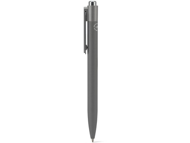Bolígrafo Kylie de aluminio reciclado con clip innovador Gris claro detalle 4