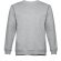 Sudadera Delta unisex de algodón y poliéster con interior cardado Gris claro matizado detalle 2