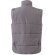 Chaleco acolchado bicolor multibolsillos unisex VL Nergal Gris/Rojo detalle 17