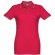 Polo slim fit Rome women bicolor algodón 210 g/m² manga corta Rojo detalle 14