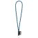 Modelos Lanyard Tube Long Set I estándar negro/azul royal