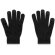 Guantes Burrow de poliéster reciclado rPET con puntas táctiles Negro detalle 8