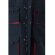 Chaleco acolchado bicolor multibolsillos unisex VL Nergal Azul marino/Rojo detalle 39