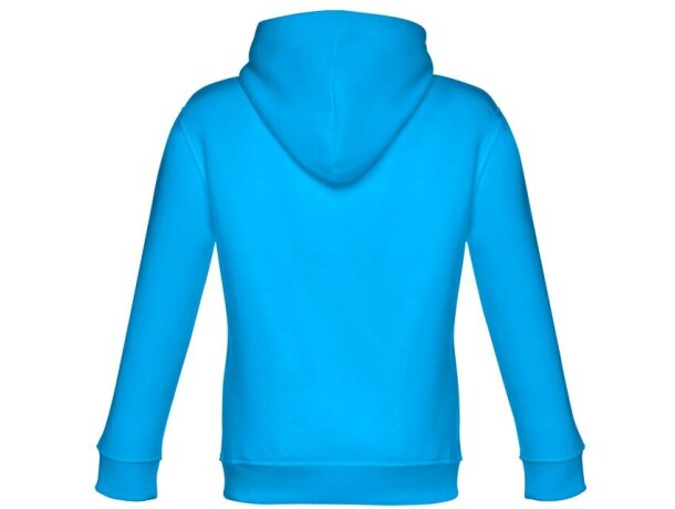 Sudadera Phoenix Kids con capucha para niños, algodón y poliéster Azul aqua detalle 8