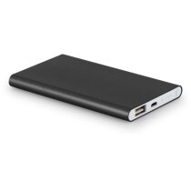 Powerbank plana de aluminio en colores metalizados Marcet