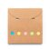 Set de oficina Ainsley con 6 blocs de notas adhesivas recicladas Natural detalle 2