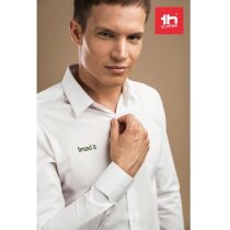 Camisa Paris blanca popelina manga larga unisex