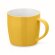 Taza de ceramica para café de 370 ml amarillo