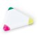 Fluorescente con forma triangular personalizado blanco