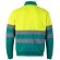Sudadera bicolor alta visibilidad VL Thor poliéster 300 g/m² Verde/Amarillo detalle 7