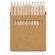Caja Coloured de cartón con 12 lápices de madera de colores personalizado natural