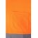 Polo pluto bicolor de manga larga con bandas reflectantes Azul marino/Naranja detalle 4