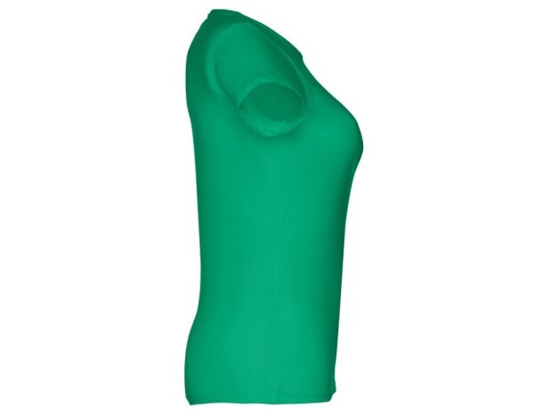 Camisetas manga corta corte entallado de algodón 150 g/m2 Thc Sofia Verde detalle 70