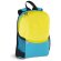 Mochila Rocket bicolor con bolsillos de red azul claro