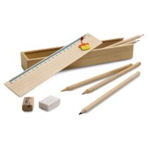 Estuche de madera para dibujar y colorear personalizado Estuche de madera para dibujar y colorear personalizado